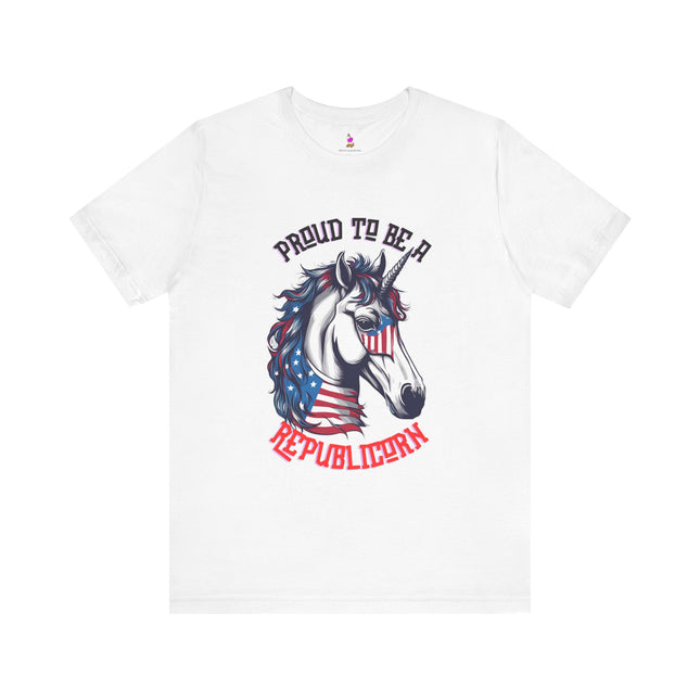 PROUD TO BE A REPUBLICORN T-Shirt - Funny Republican Unicorn Patriotic Tee