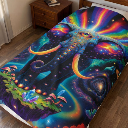 KING OF THE MAMMALVERSE Psychedelic Blanket