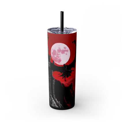 ONLY THE NIGHT CAN SPAWN SUCH EVIL - Video Game Inspired Insulated Skinny Tumbler