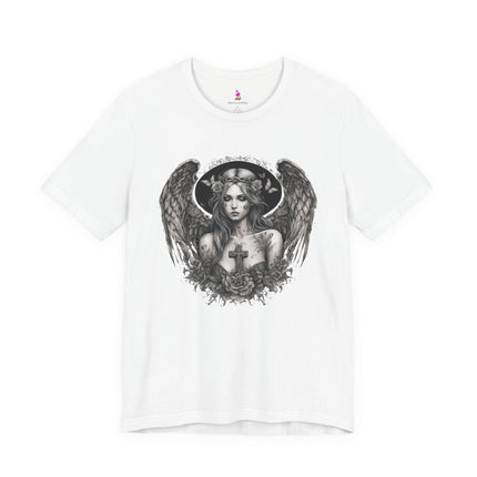 BROKEN BUTTERFLY ANGEL T-Shirt - Damaged Beauty Spiritual Art Tee
