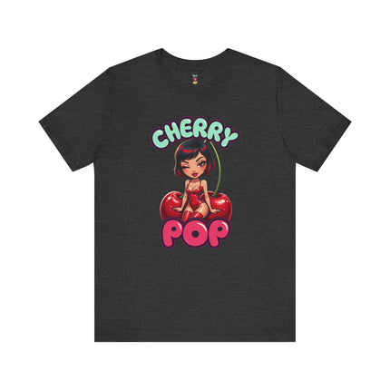 CHERRY POP T-Shirt Provocative Seductive Sexy Cartoon Tee