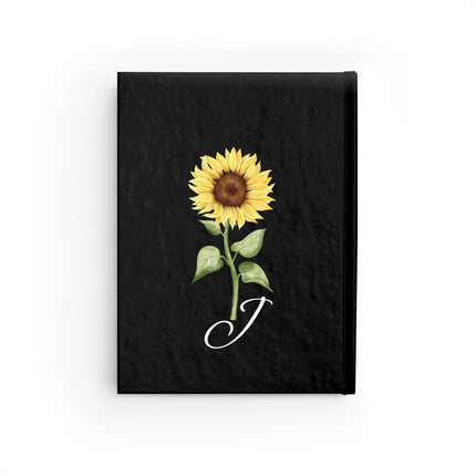 Personalized Sunflower Field Dog Diary, Custom Daily Companion Gift Journal, Hardcover Daily Life Log Book