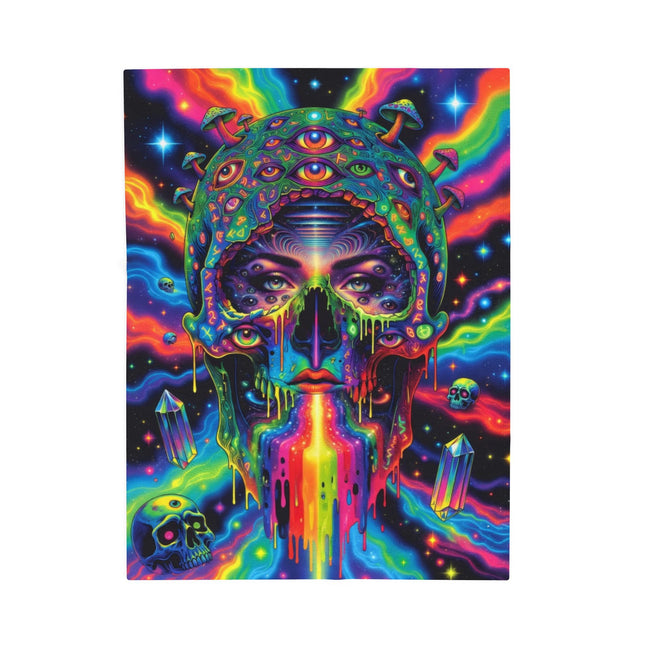 PSYCHEDELIC MIND BENDING PORTAL GODDESS Trippy Blanket