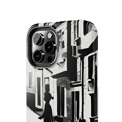 VINTAGE CITY CAT ALLEY WAY Phone Case