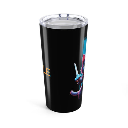 CUSTOM LETTER K PERSONALIZED KIDS WARRIOR CAT BOYS Tumbler