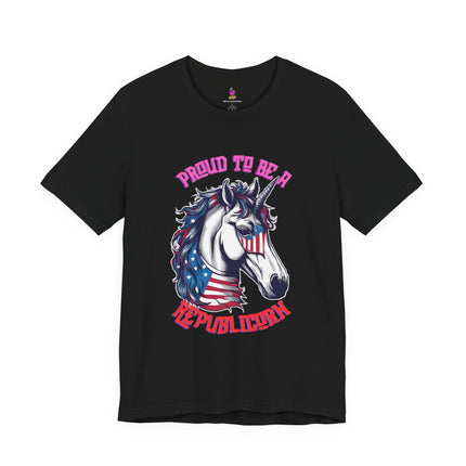 PROUD TO BE A REPUBLICORN T-Shirt - Funny Republican Unicorn Patriotic Tee
