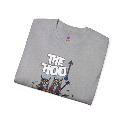Parody Funny Owl Music Lover Band Tshirt, The Hoo Gift Tee, Unisex Cotton Shirt, Graphic Tee, Novelty Top, Concert Apparel Spoof Wear