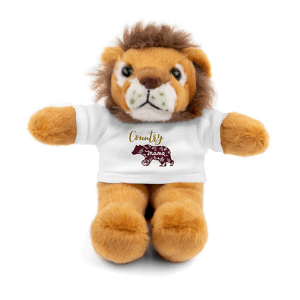 COUNTRY MAMA BEAR Stuffed Animal Teddy with Tee
