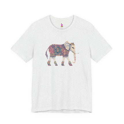 80's WORKOUT FASHIONISTA Elephant T-Shirt - Funny Retro Fitness Animal Tee