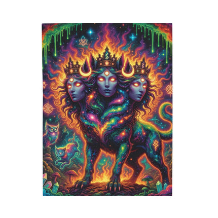 CERBERUGODDESSES Psychedelic Blanket