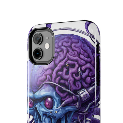 BLUE ALIEN SKULL Phone Case