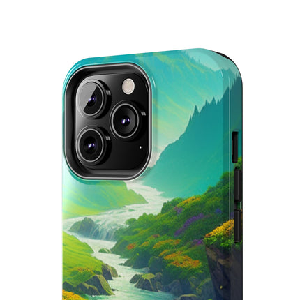RIVER SPRING FLOWER VALLEY Phone Case