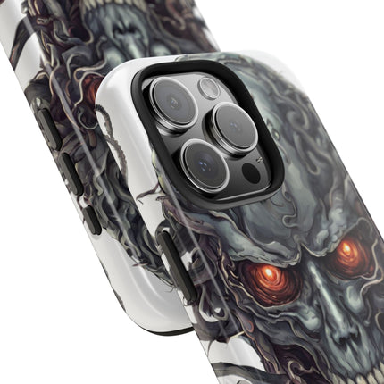 TENTACLED METAL ALIEN SKULL Phone Case