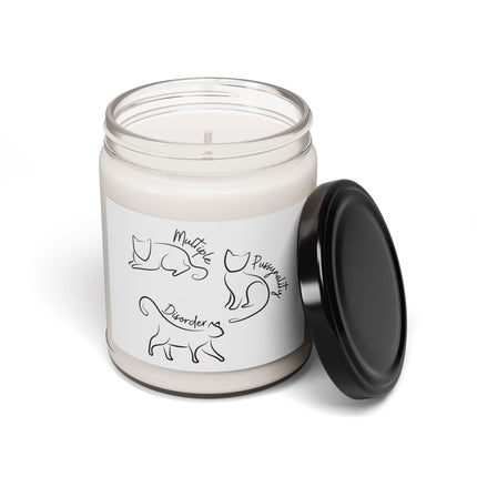 MULTIPLE P**SYNALITY DISORDER (White Label) Cat Lovers Candle