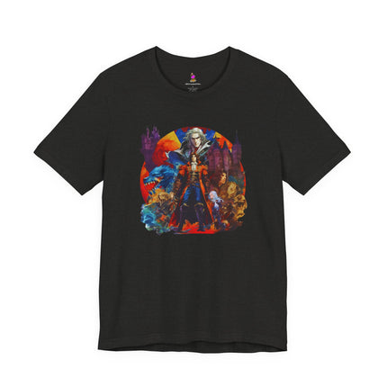 CREATURES OF THE CASTLE Video Game Inspired Collage T-Shirt - Retro Gaming Tribute Tee