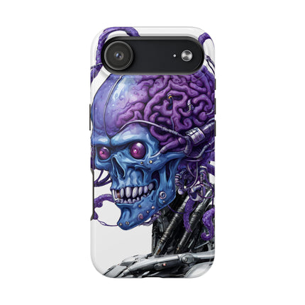 BLUE ALIEN SKULL Phone Case