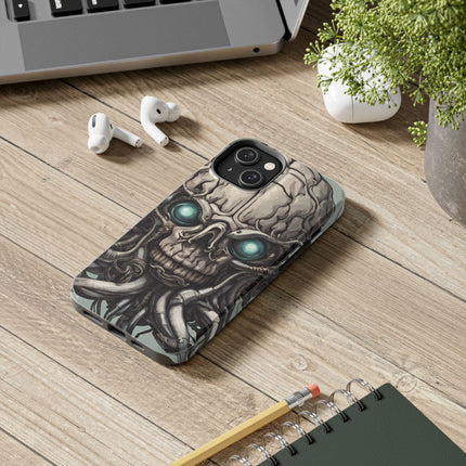 ALIEN IRON TENTACLED SKULL Phone Case