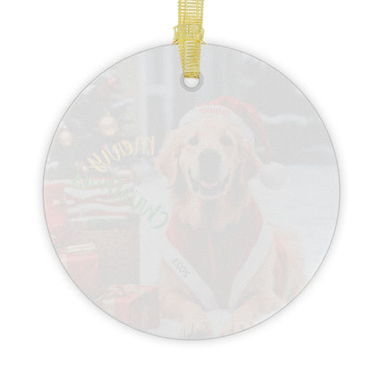 PERSONALIZED GOLDEN RETRIEVER Christmas Ornament