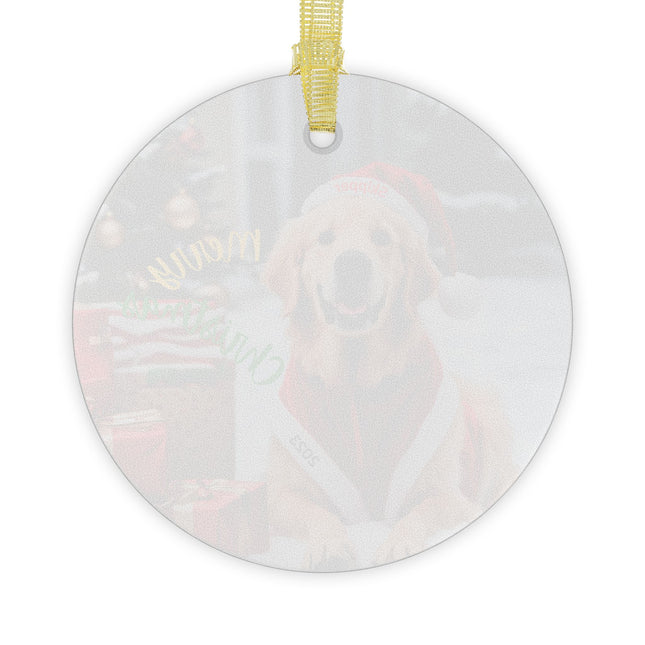 PERSONALIZED GOLDEN RETRIEVER Christmas Ornament