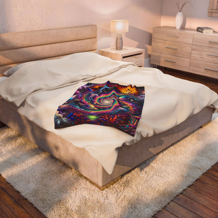 GALAXY VORTEX Psychedelic Blanket