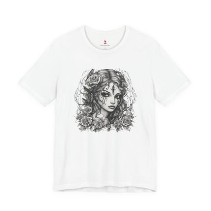 GOTHIC BROKEN SPIRIT Beauty T-Shirt - Dark Melancholy Art Tee