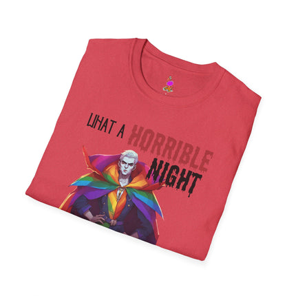 WHAT A HORRIBLE NIGHT TO LOSE A PURSE! Halloween Funny Video Game Inspired Pride Tee | LGBTQ Mens Womens Tshirt