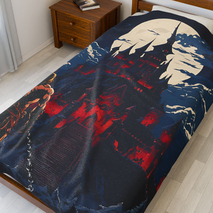 A LEGEND LIES AHEAD - Video Game Inspired Velveteen Plush Blanket