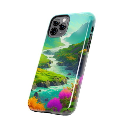 RIVER SPRING FLOWER VALLEY Phone Case
