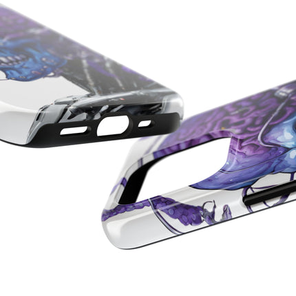 BLUE ALIEN SKULL Phone Case