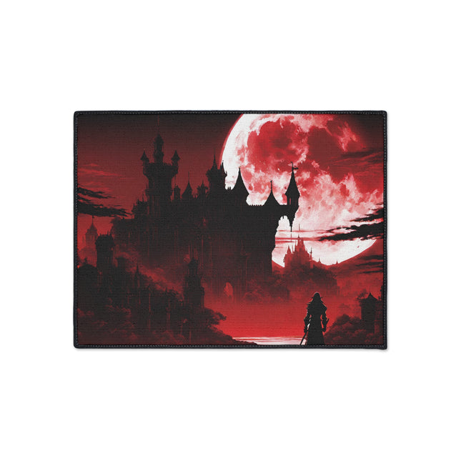 LOOKING OVER THE ABYSS OF SOULLESS EVIL Video Game Inspired Floor Mat