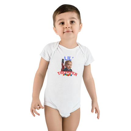 Baby Onesie, Lil Trumper President Trump Supporter Baby Onesie, Trump Baby Outfit, Political Supporter Onesie, Patriotic Baby Clothes,