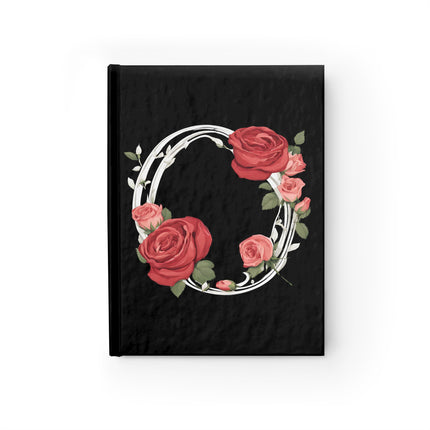 Personalized Letter O Diary | Custom Companion Journal | Hardcover Daily Life Log Black Book | Birthday, Wedding, Grandma, Grandmother Gift