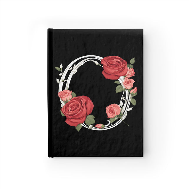 Personalized Letter O Diary | Custom Companion Journal | Hardcover Daily Life Log Black Book | Birthday, Wedding, Grandma, Grandmother Gift