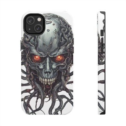 TENTACLED METAL ALIEN SKULL Phone Case