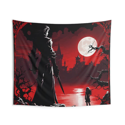 A NEW LEGACY OF BLOOD BEGINS Video Game Inspired Art Tapestry