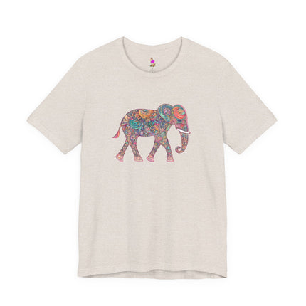 PATTERN ELEPHANT T-Shirt - Beautiful Decorative Animal Art Tee