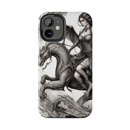 DRAGON AND MORPHING REPTILIAN BEAUTY Phone Case