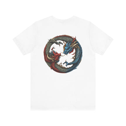 CHINESE DRAGON YIN TANG T-Shirt - Traditional Asian Dragon Art Tee