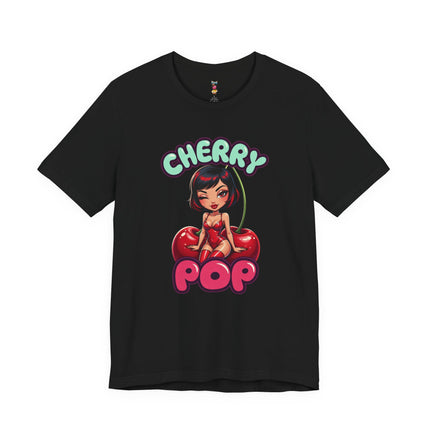 CHERRY POP T-Shirt Provocative Seductive Sexy Cartoon Tee