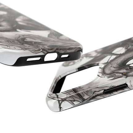 DRAGON AND MORPHING REPTILIAN BEAUTY Phone Case