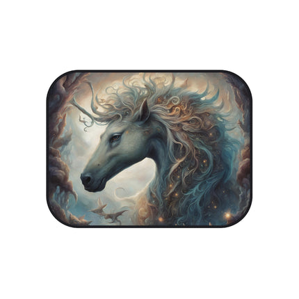 Majestic Myths Car Mats (Set of 4) | Mythological Stallion Horse Automobile Accessories | Front & Rear Mystic Steed Floor Auto Truck Gift
