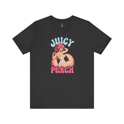 JUICY PEACH T-Shirt Provocative Seductive Sexy Cartoon Tee