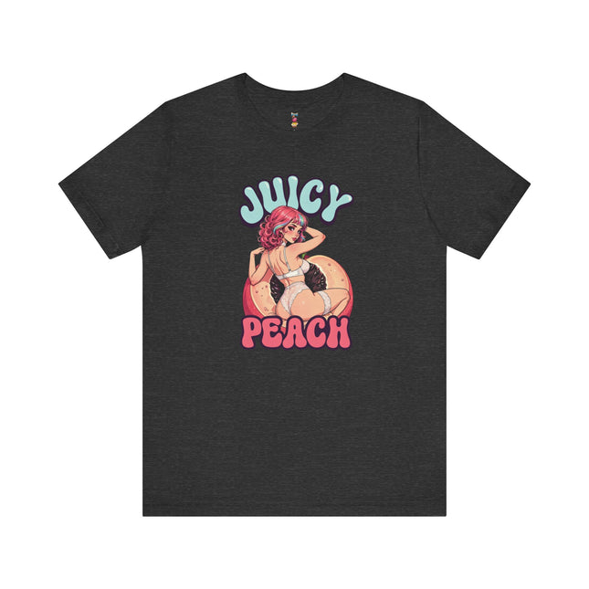 JUICY PEACH T-Shirt Provocative Seductive Sexy Cartoon Tee
