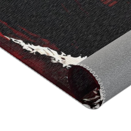 ONWARD UNTO THE WALLS OF EVIL Video Game Inspired Area Rug