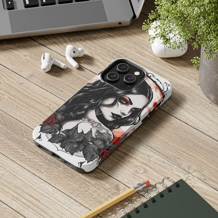 VAMPIRESS UNDER THE BLOOD MOON Phone Case