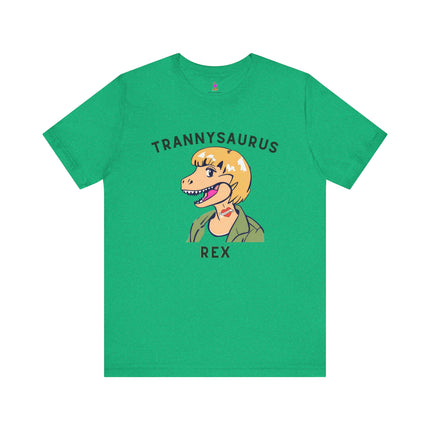 TRANNYSAURUS REX T-Shirt - Funny Dinosaur Parody Humor Tee