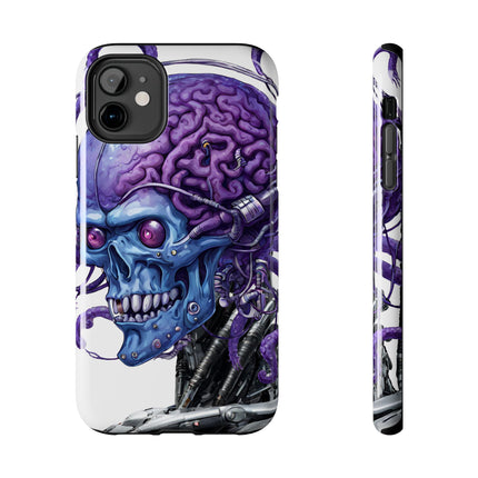 BLUE ALIEN SKULL Phone Case
