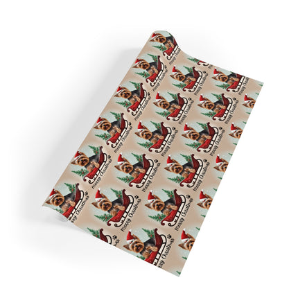 YORKSHIRE TERRIER CHRISTMAS Gift Wrap