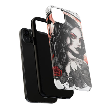 VAMPIRESS UNDER THE BLOOD MOON Phone Case