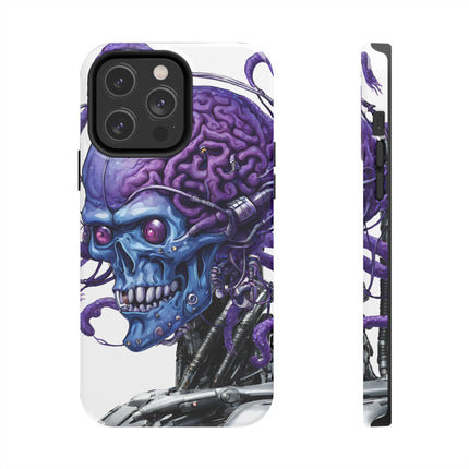 BLUE ALIEN SKULL Phone Case